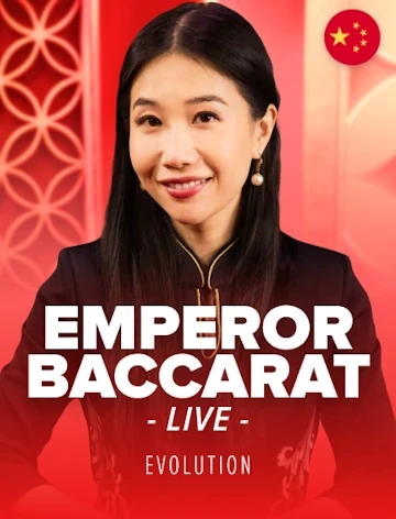 Emperor Baccarat live table at Patrick Spins